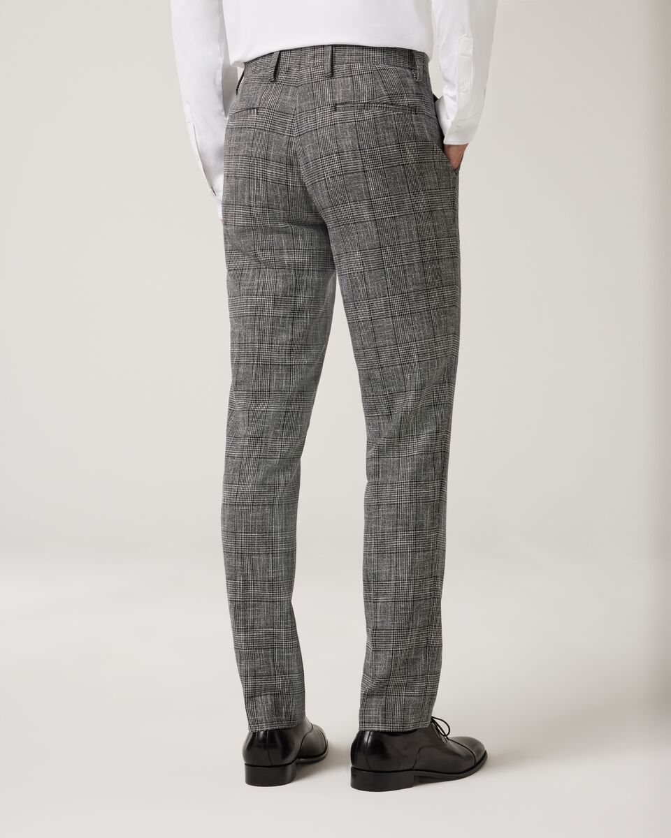 Slim Fit Check Tailored Pant, , hi-res